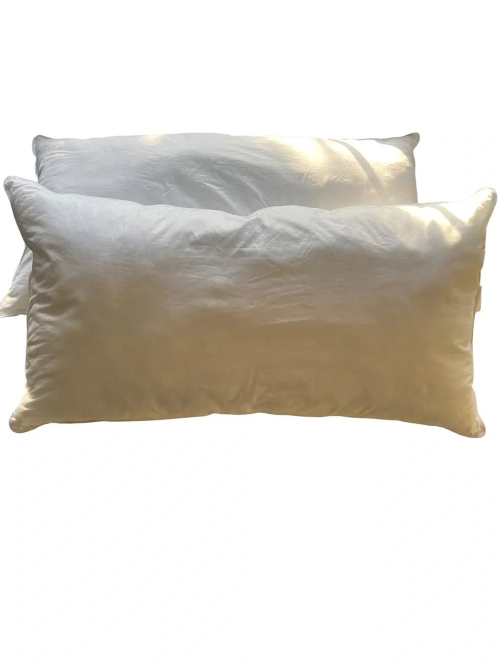 Brooklinen Mid-Plush Alternative Down Pillows Set of 2 KING 20”X36”